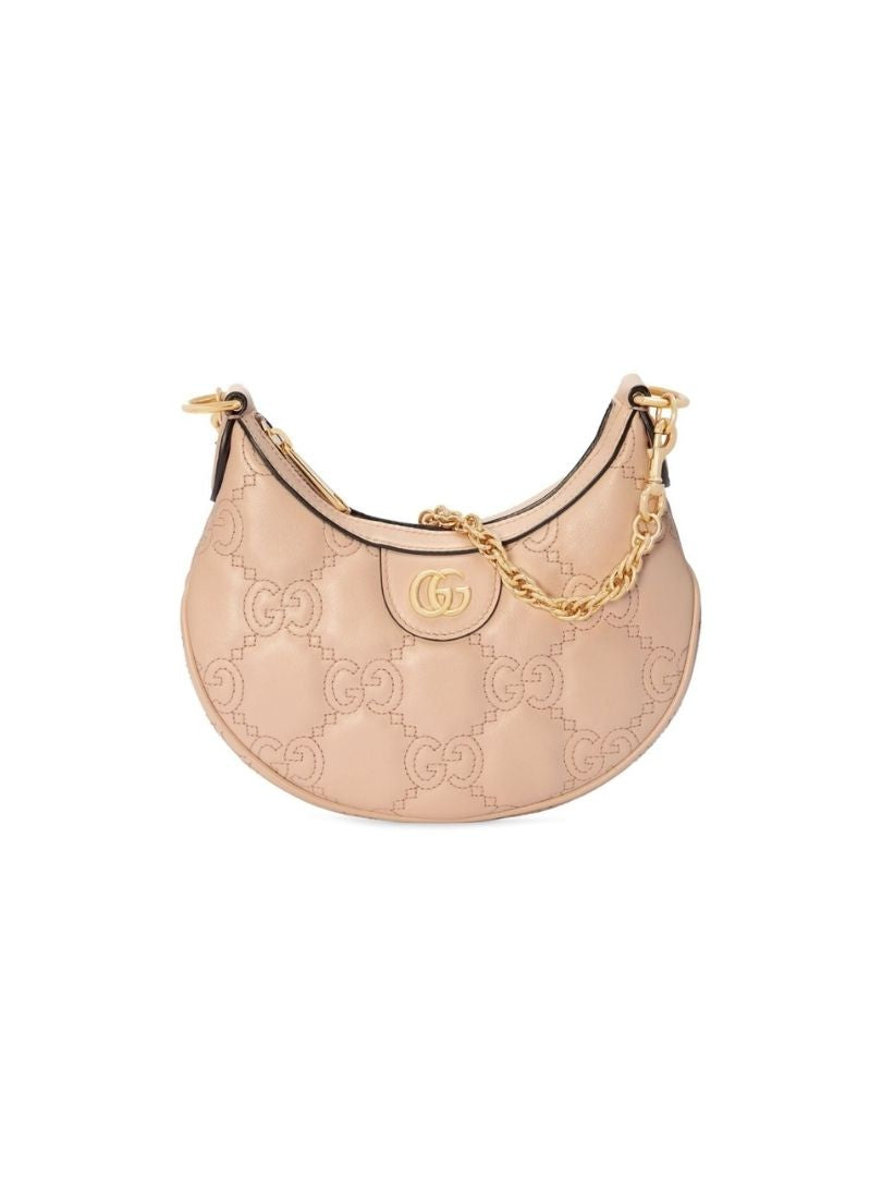 Gucci Blondie GG Embroidered Mini Shoulder Bag – Light Beige
