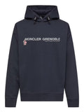 Moncler Grenoble Logo Hoodie – Navy
