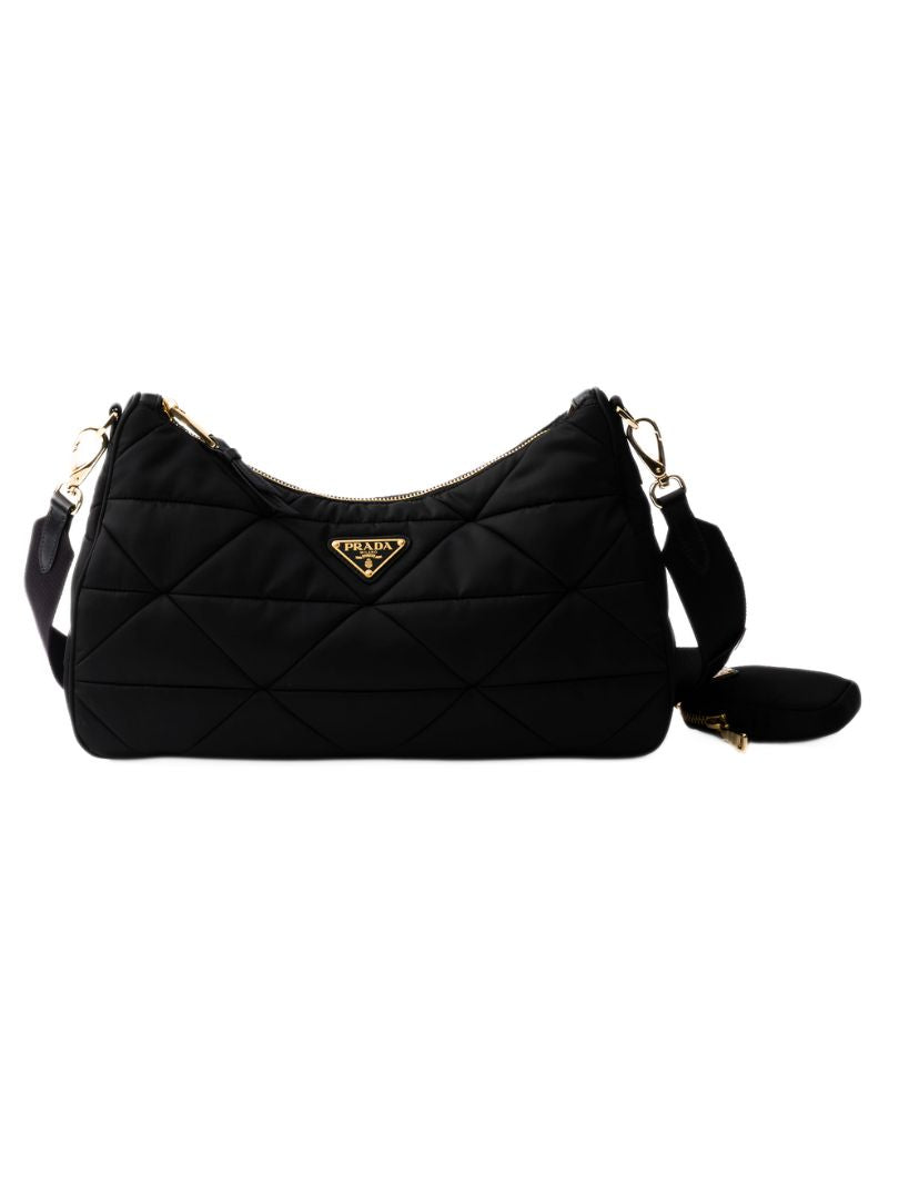 Prada Re-Nylon Padded Shoulder Bag – Black