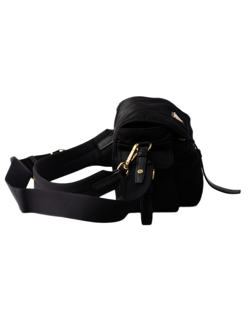 Prada Explore Medium Re-Nylon Shoulder Bag – Black