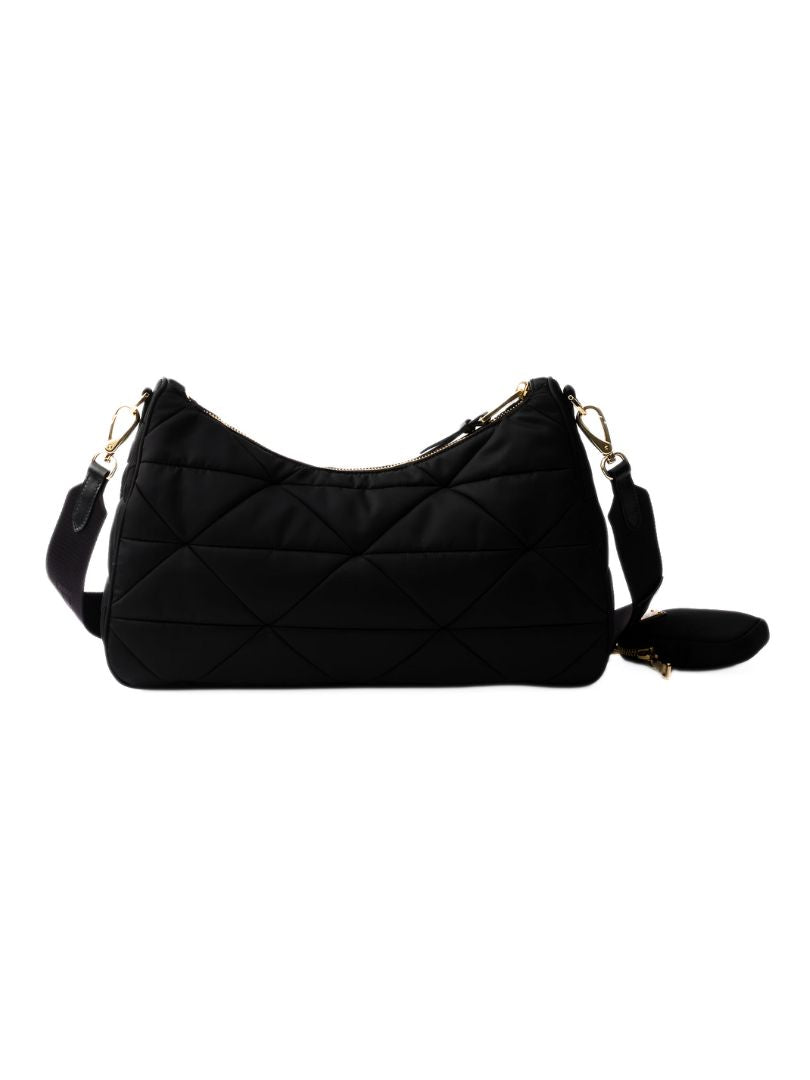 Prada Re-Nylon Padded Shoulder Bag – Black